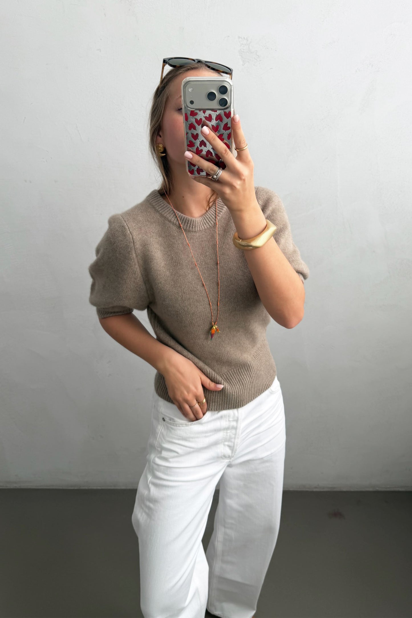 Pullover Poupette in Golden Oat Ladneri