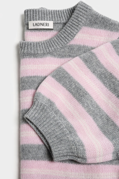 Pullover Poupette in Pink Striped Ladneri
