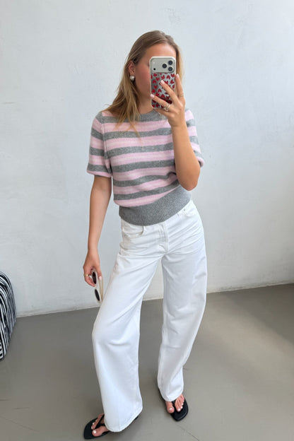 Pullover Poupette in Pink Striped Ladneri