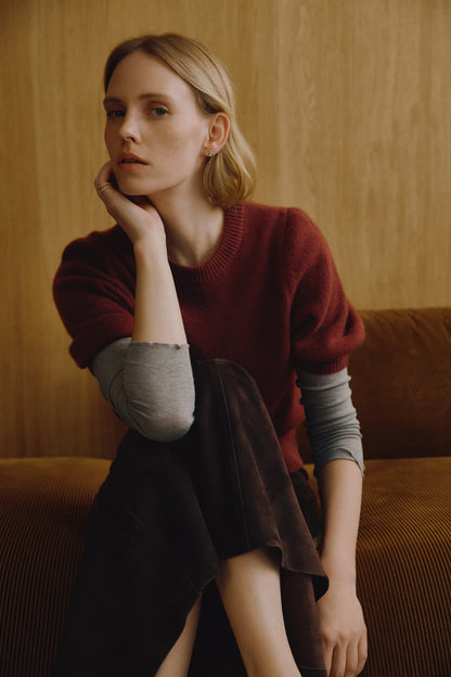 Pullover Poupette in Rouge Ladneri