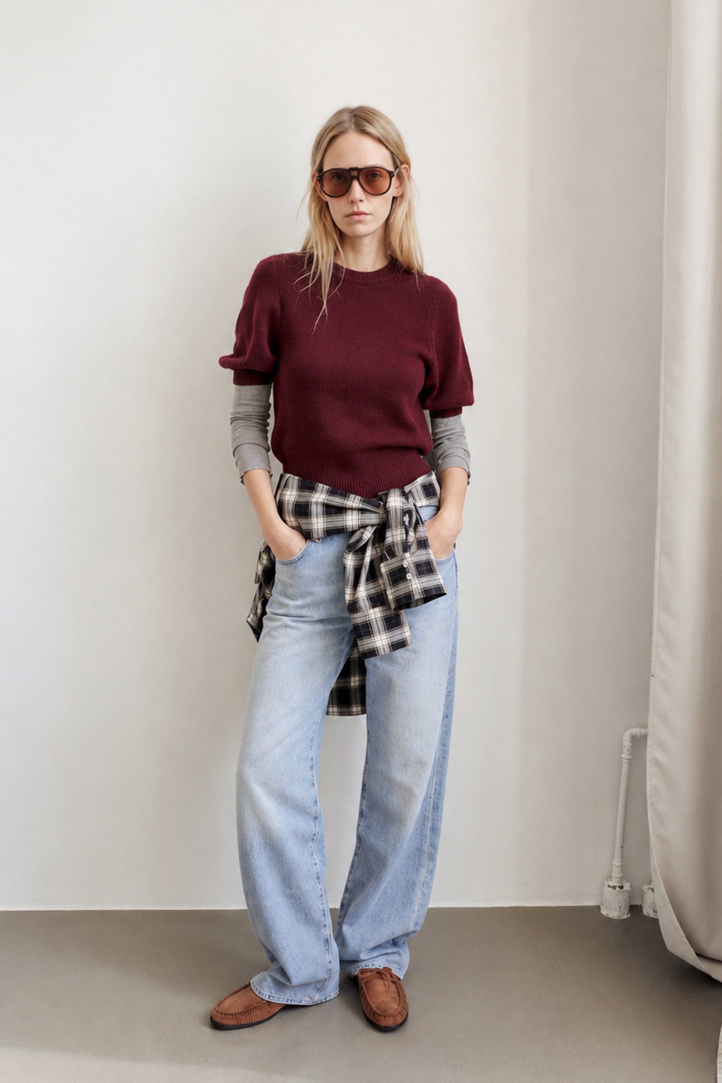 Pullover Poupette in Rouge Ladneri