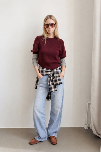 Pullover Poupette in Rouge Ladneri