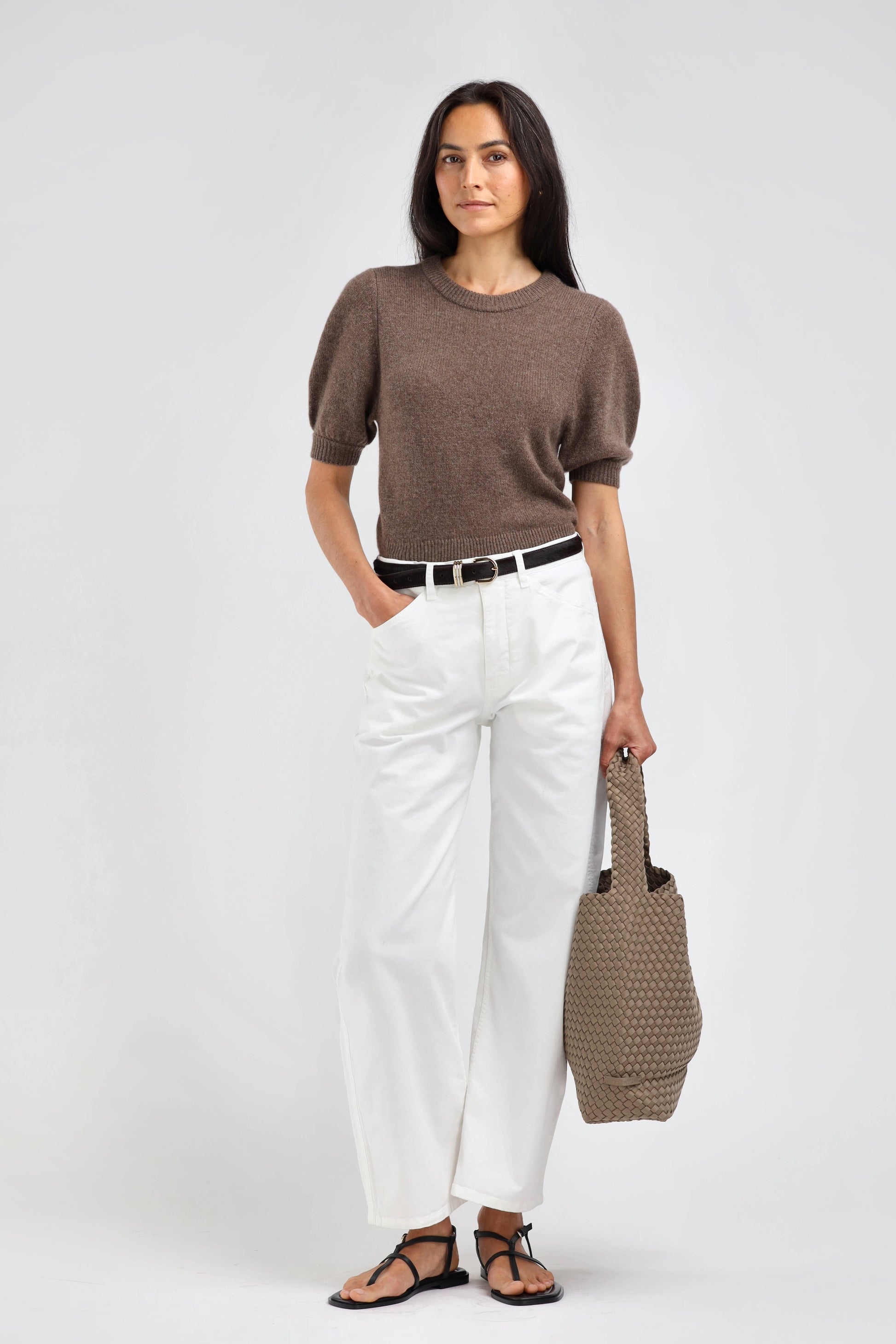 Pullover Poupette Soleil in Braun Ladneri