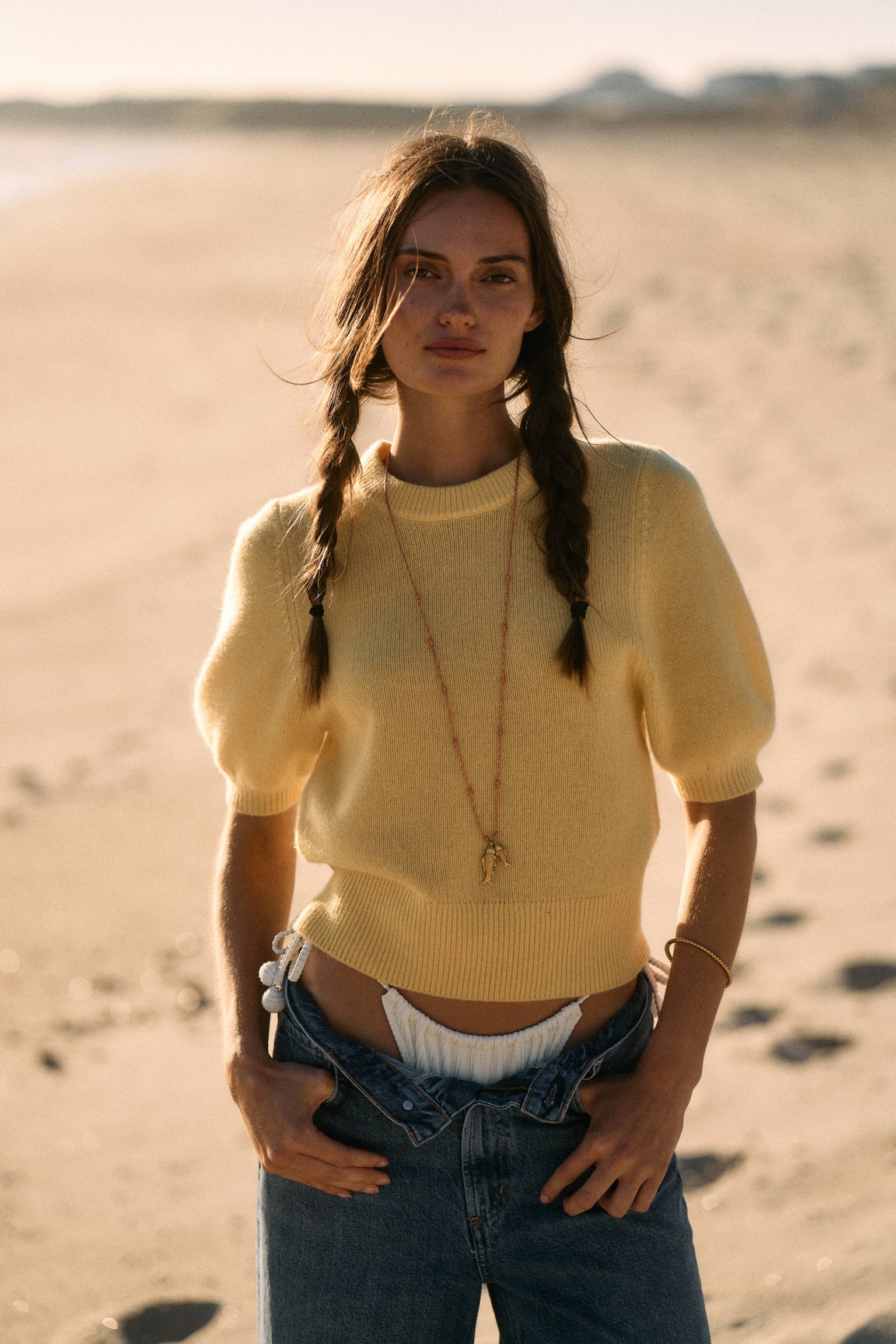 Poupette Soleil Sweater in Corn – Ladneri 
