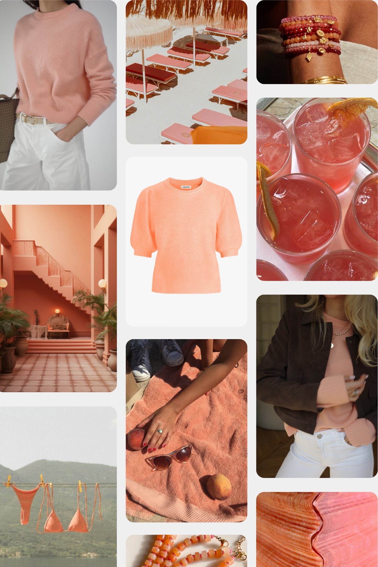 Jersey Poupette Soleil en color Shrimp – Ladneri