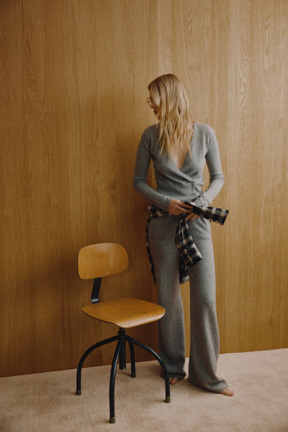 Sweater Sera in Knitted Stone