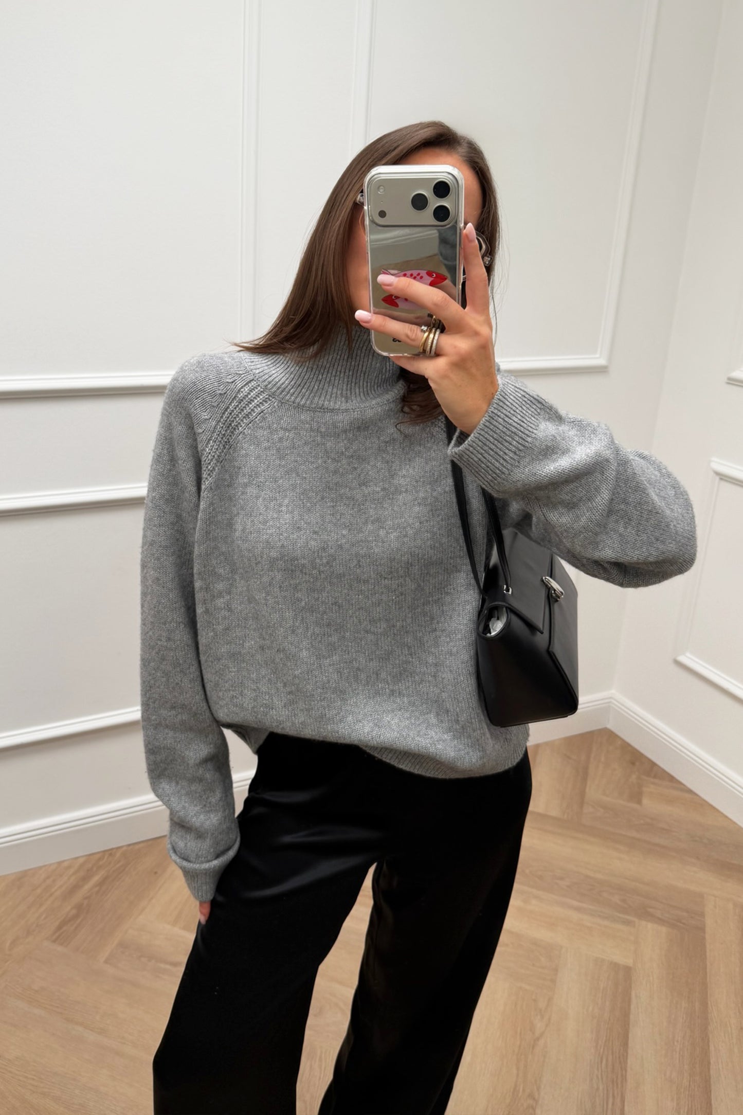 Pull Serena en pierre tricotée