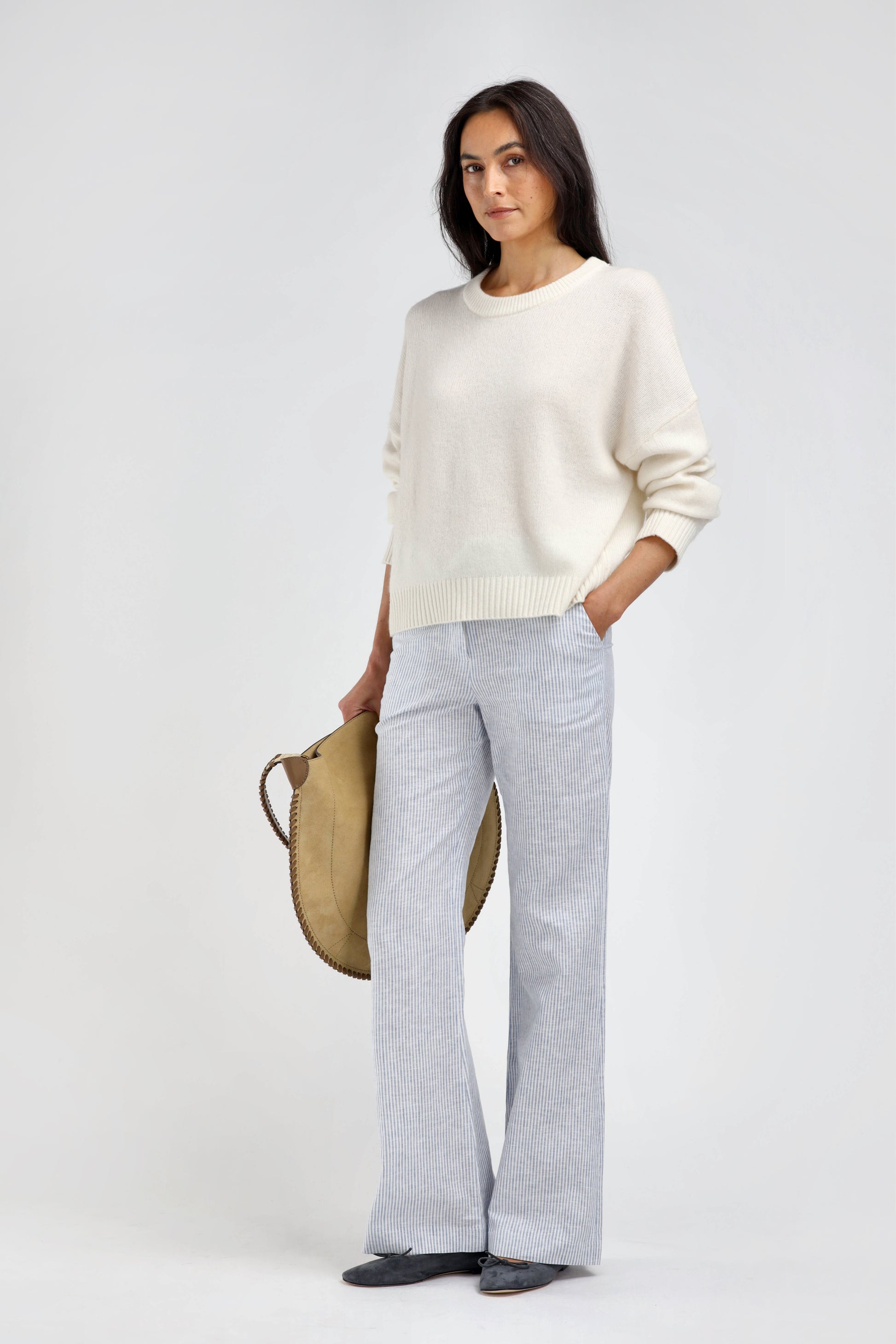 Slush Soleil Sweater in White – Ladneri 