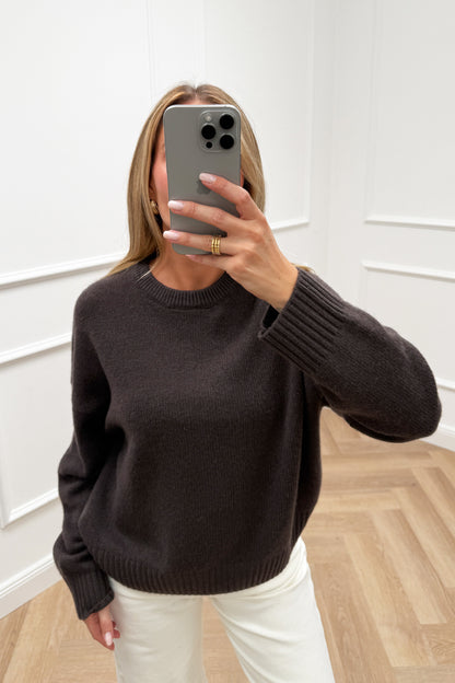 Pullover Slush in Cacao Noir Ladneri