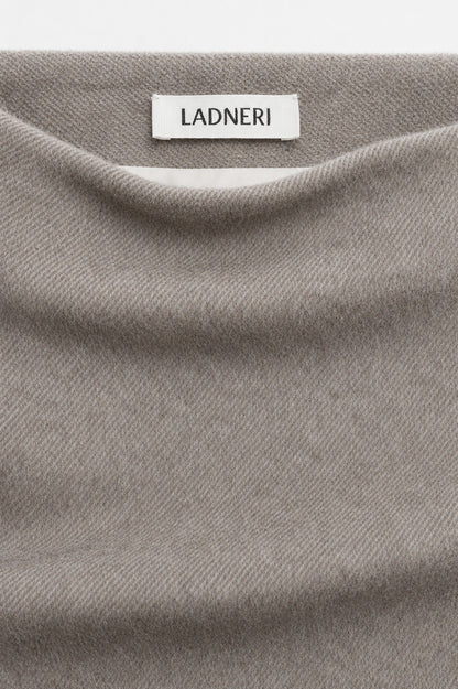 Falda Alix en taupe melange