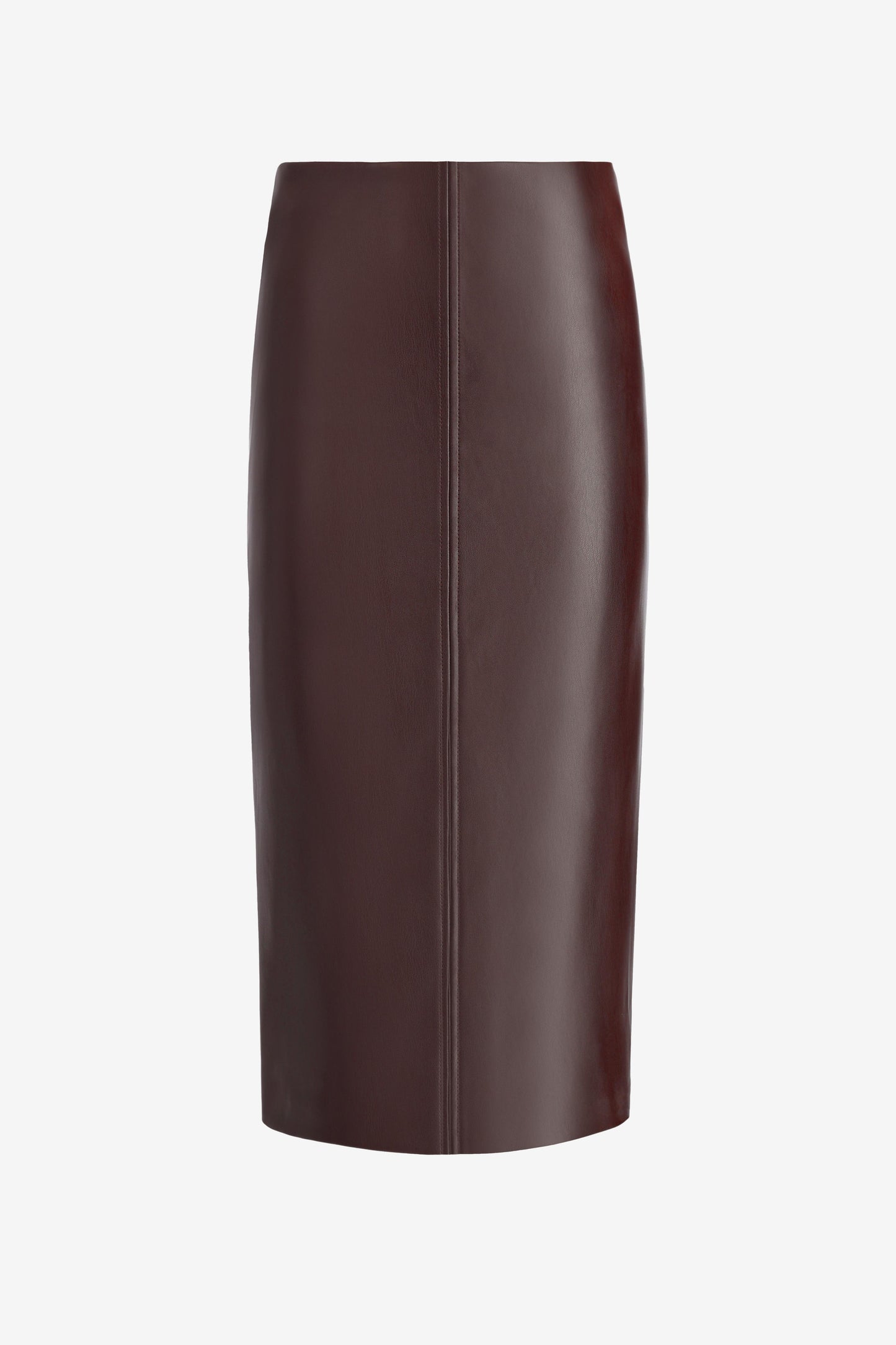 Chocolate Leather Skirt – Ladneri 