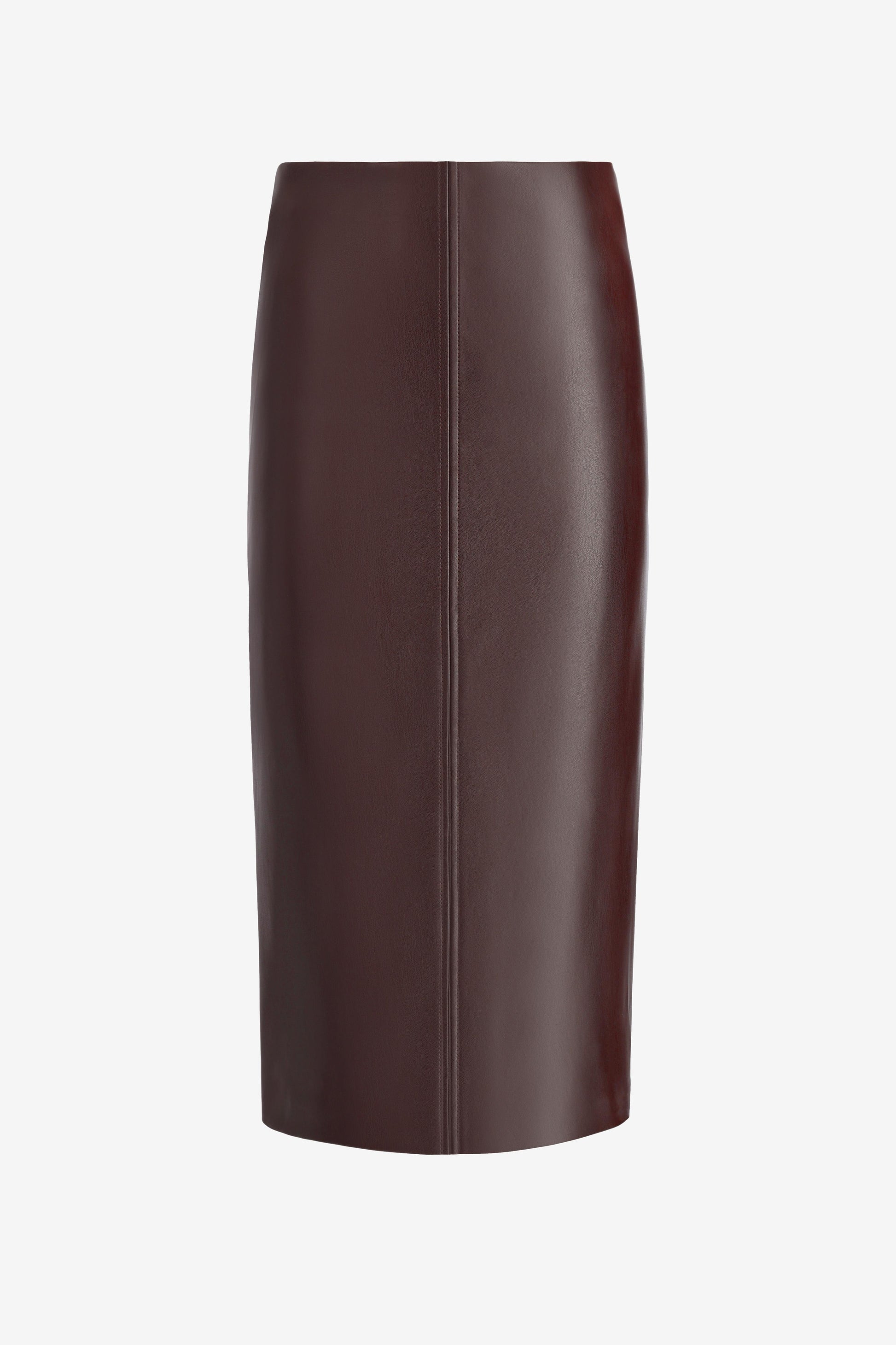 Chocolate Leather Skirt – Ladneri 