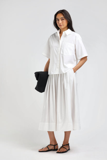 Romy Skirt in White by Ladneri - Anita Hass