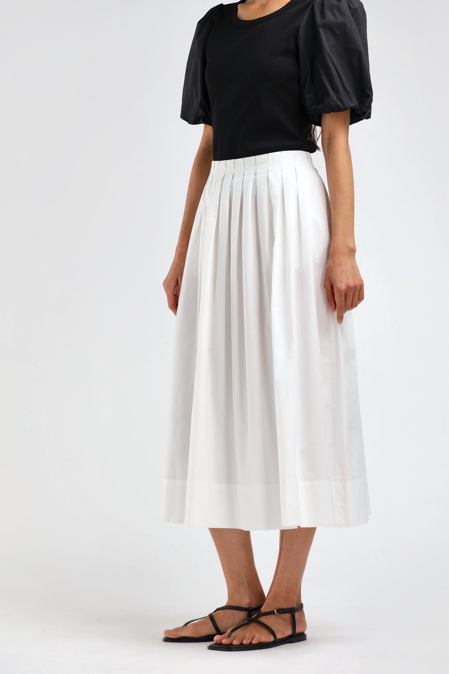 Romy Skirt in White by Ladneri - Anita Hass