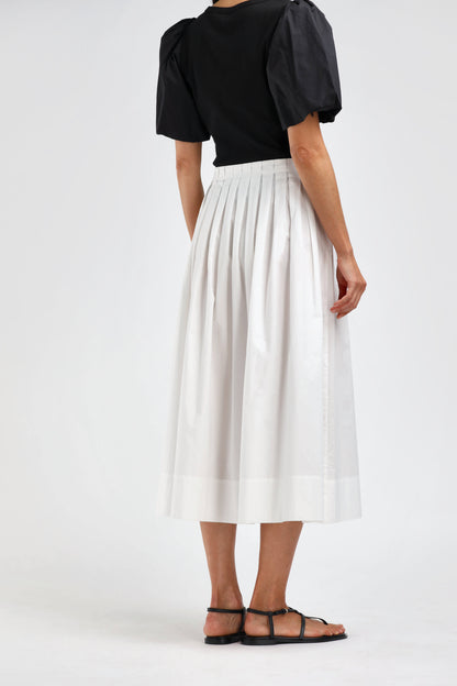 Romy Skirt in White by Ladneri - Anita Hass