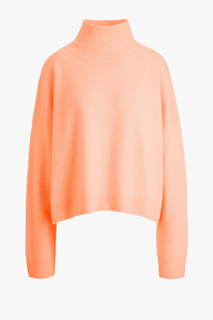 Royal Soleil Turtleneck Sweater in Shrimp – Ladneri 