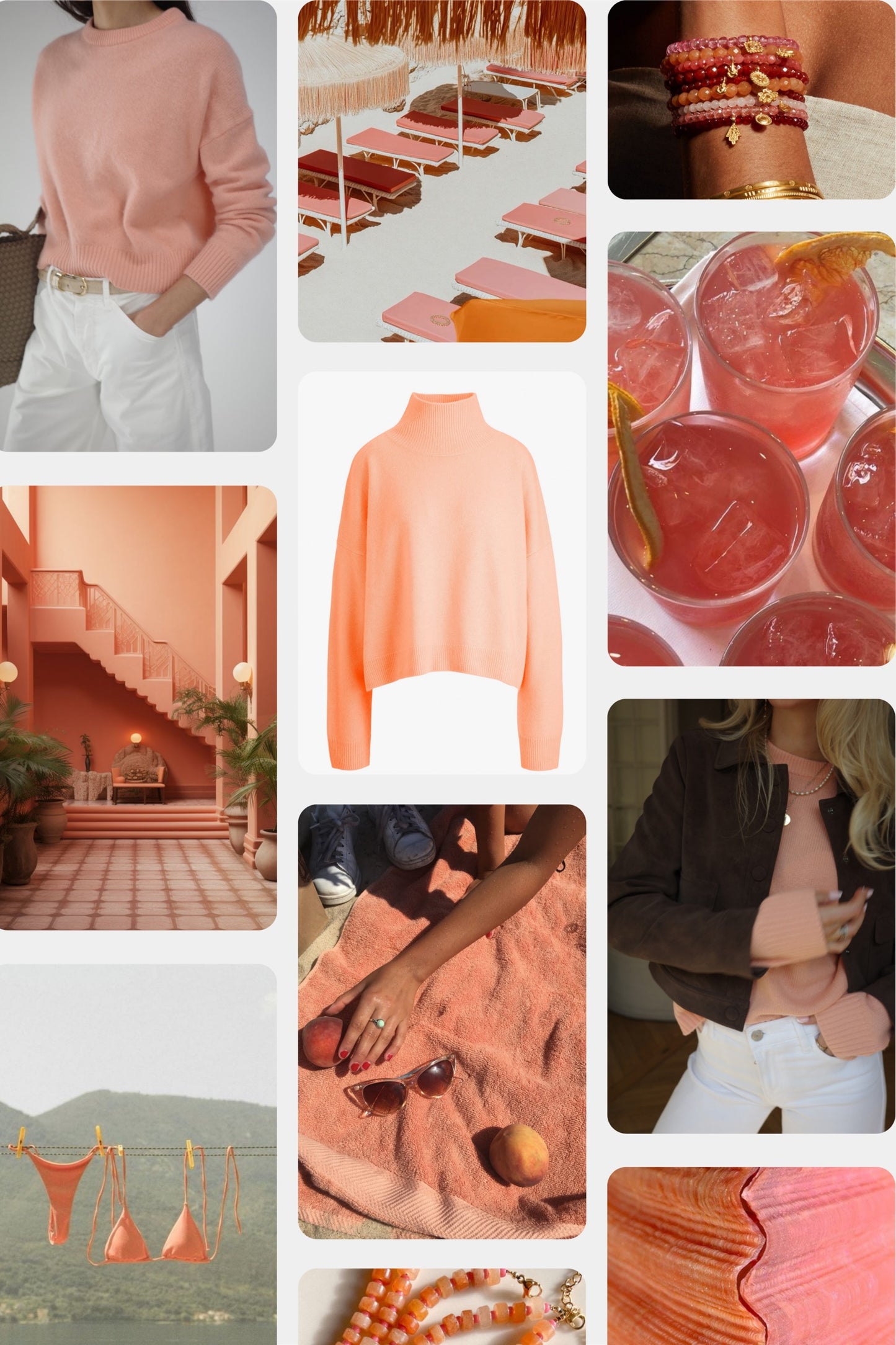 Royal Soleil Turtleneck Sweater in Shrimp – Ladneri 