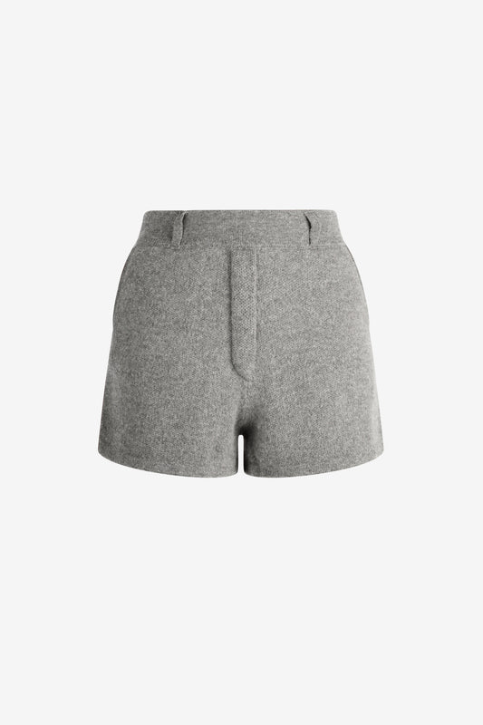 Shorts Maxi in Knitted Stone
