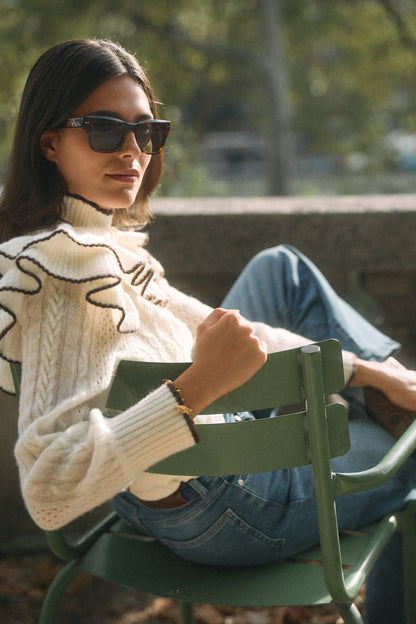 Sonnenbrille Charlotte in Tortoise Ladneri