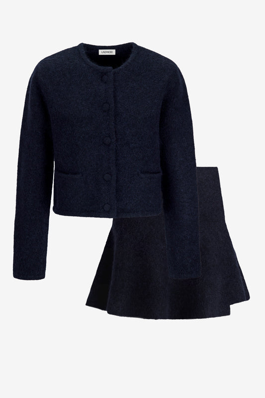 Strick Set in Midnight Ink Ladneri