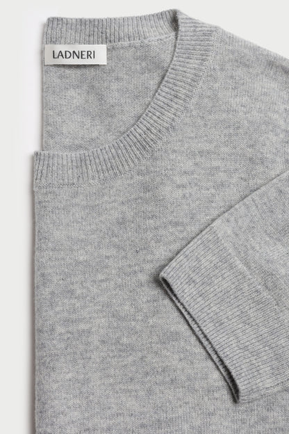 Strickshirt 90 in Hellgrau Ladneri
