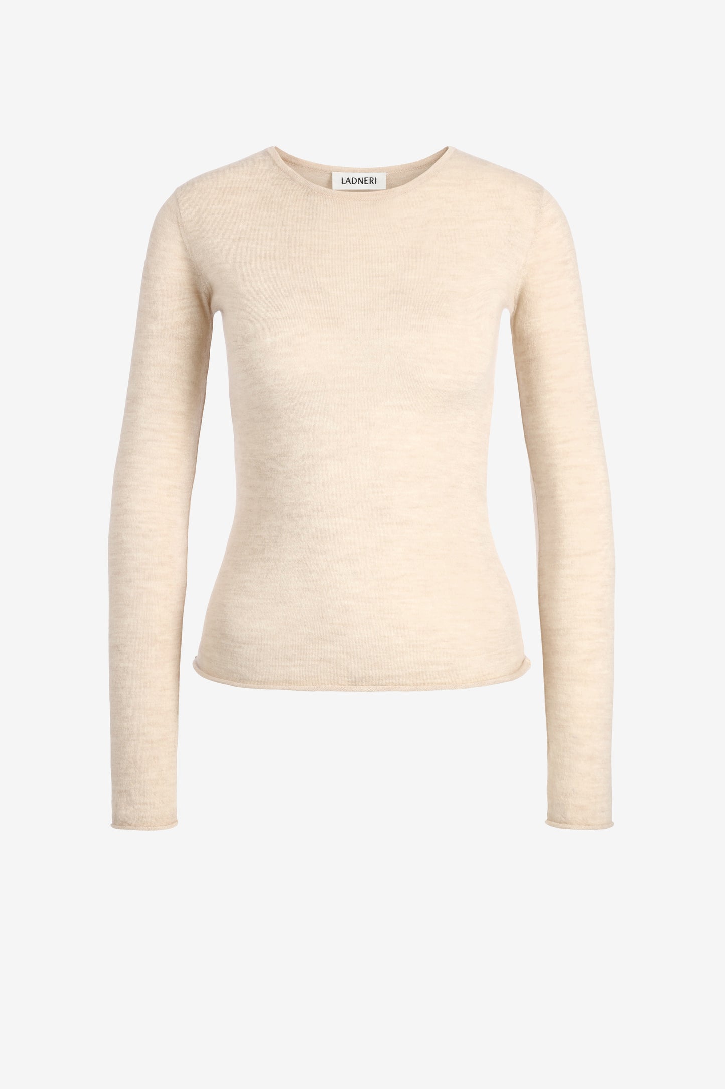 Strickshirt Finest in Ivory Glow Ladneri