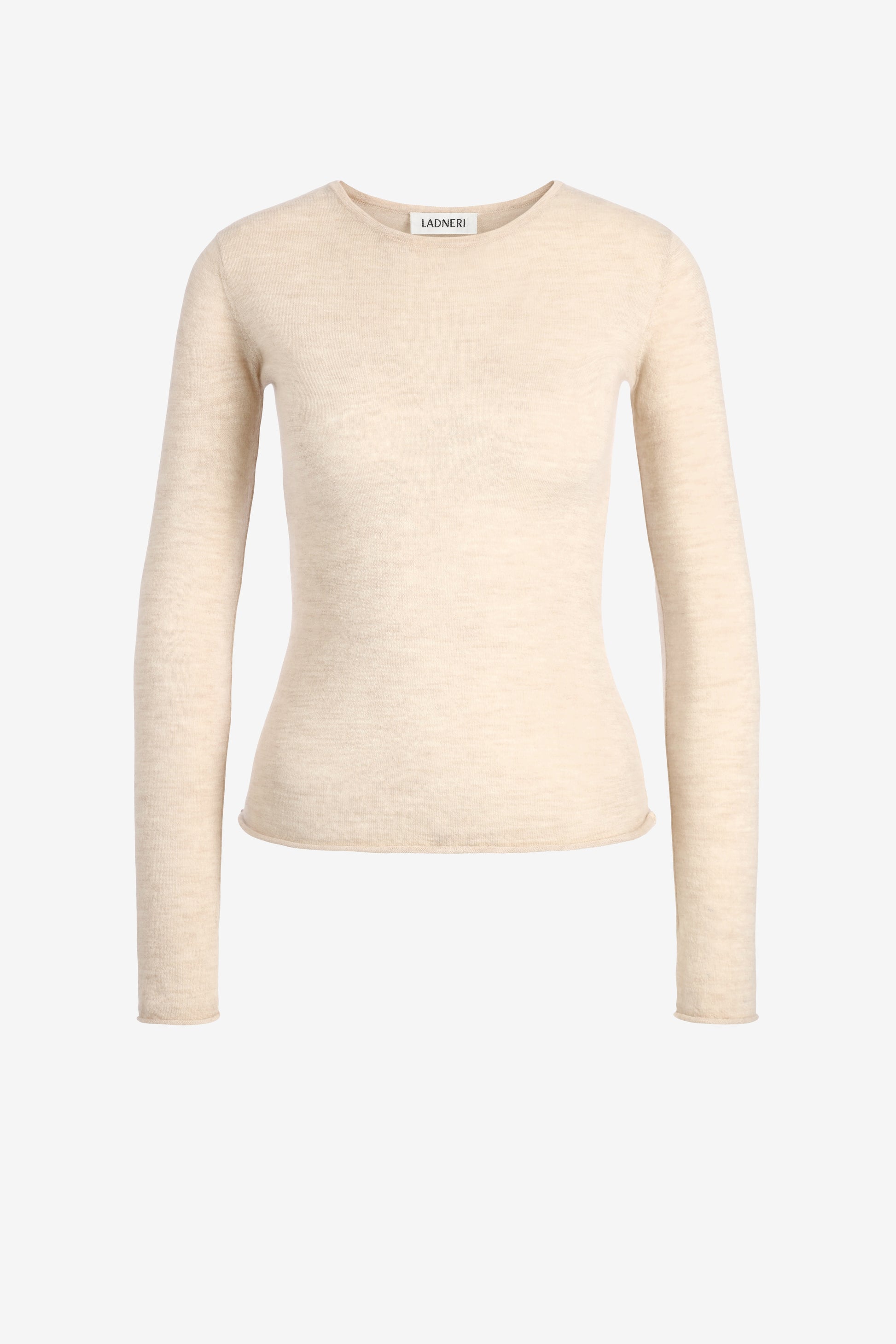 Strickshirt Finest in Ivory Glow Ladneri
