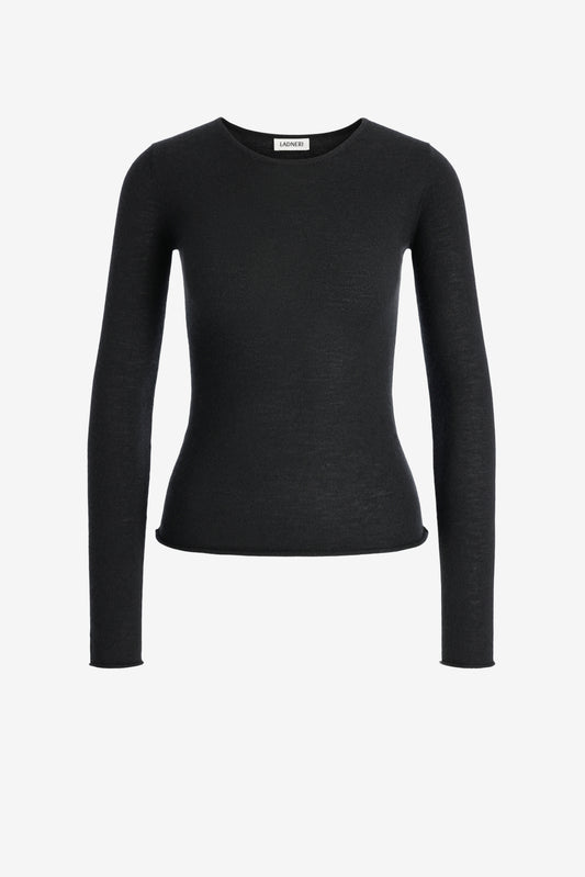Strickshirt Finest in Schwarz Ladneri