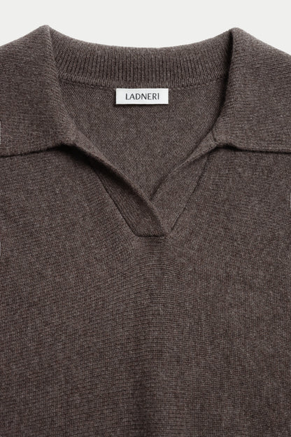 Strickshirt Niam in Truffle Ladneri