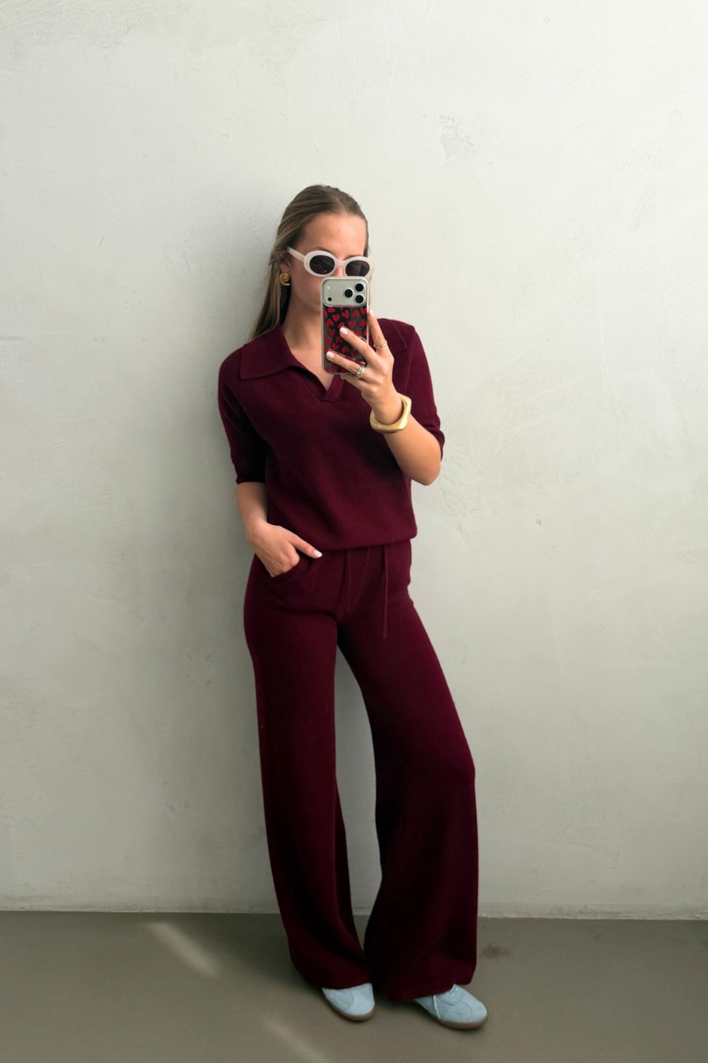 Strickshirt Niam in Wine Ladneri