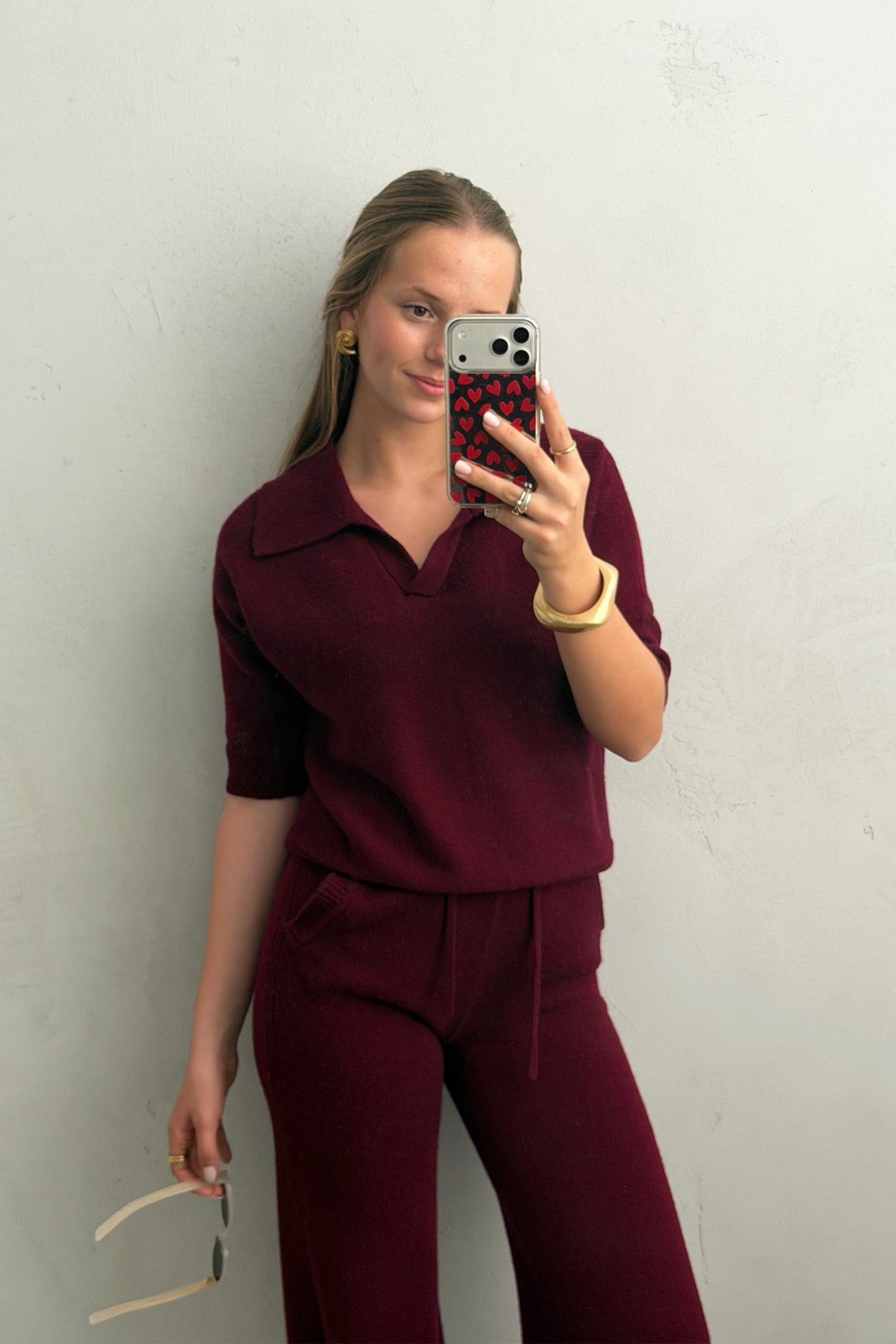 Strickshirt Niam in Wine Ladneri