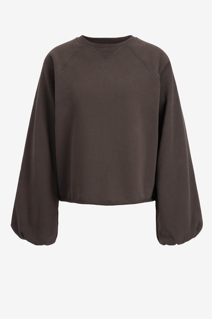 Sweatshirt Marlon in Dunkelbraun Ladneri