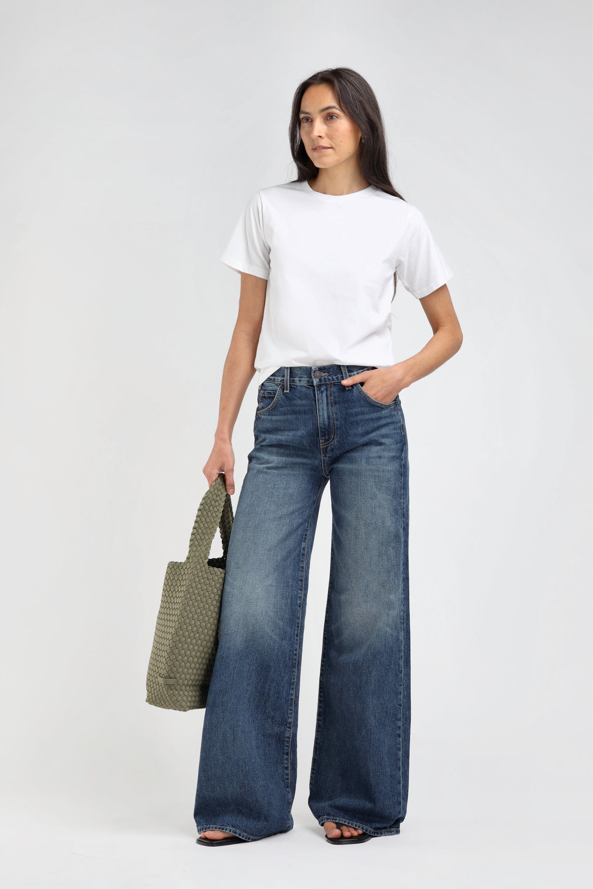 T-Shirt Aletta in Weiß Ladneri