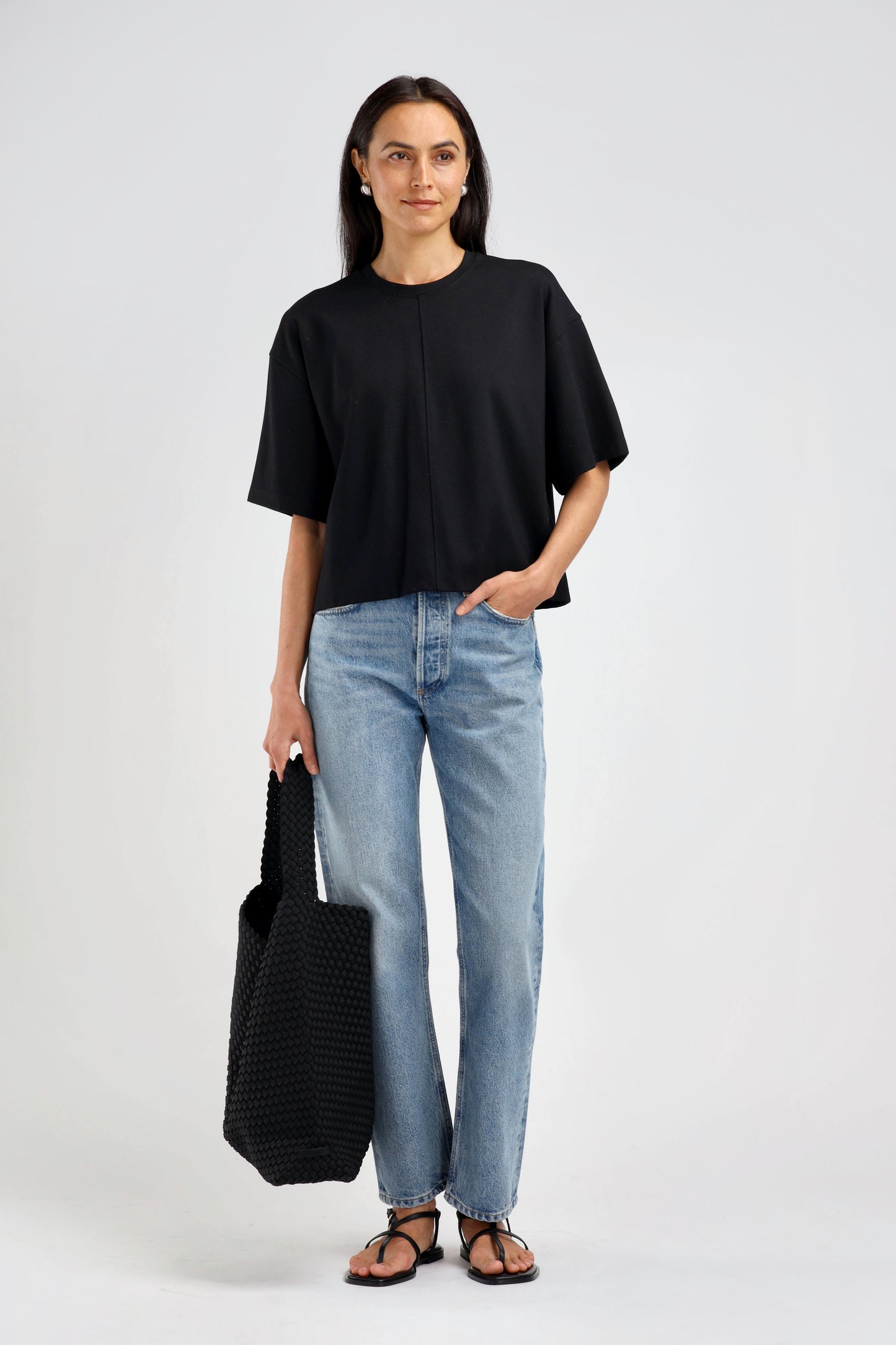 Camiseta Elodie en negro – Ladneri 