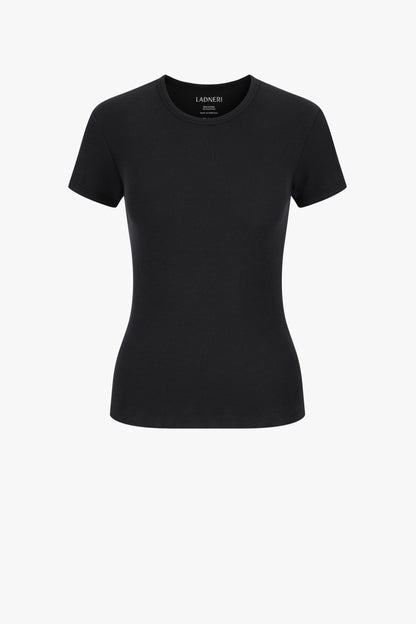 Gisele T-Shirt in Black by Ladneri - Anita Hass