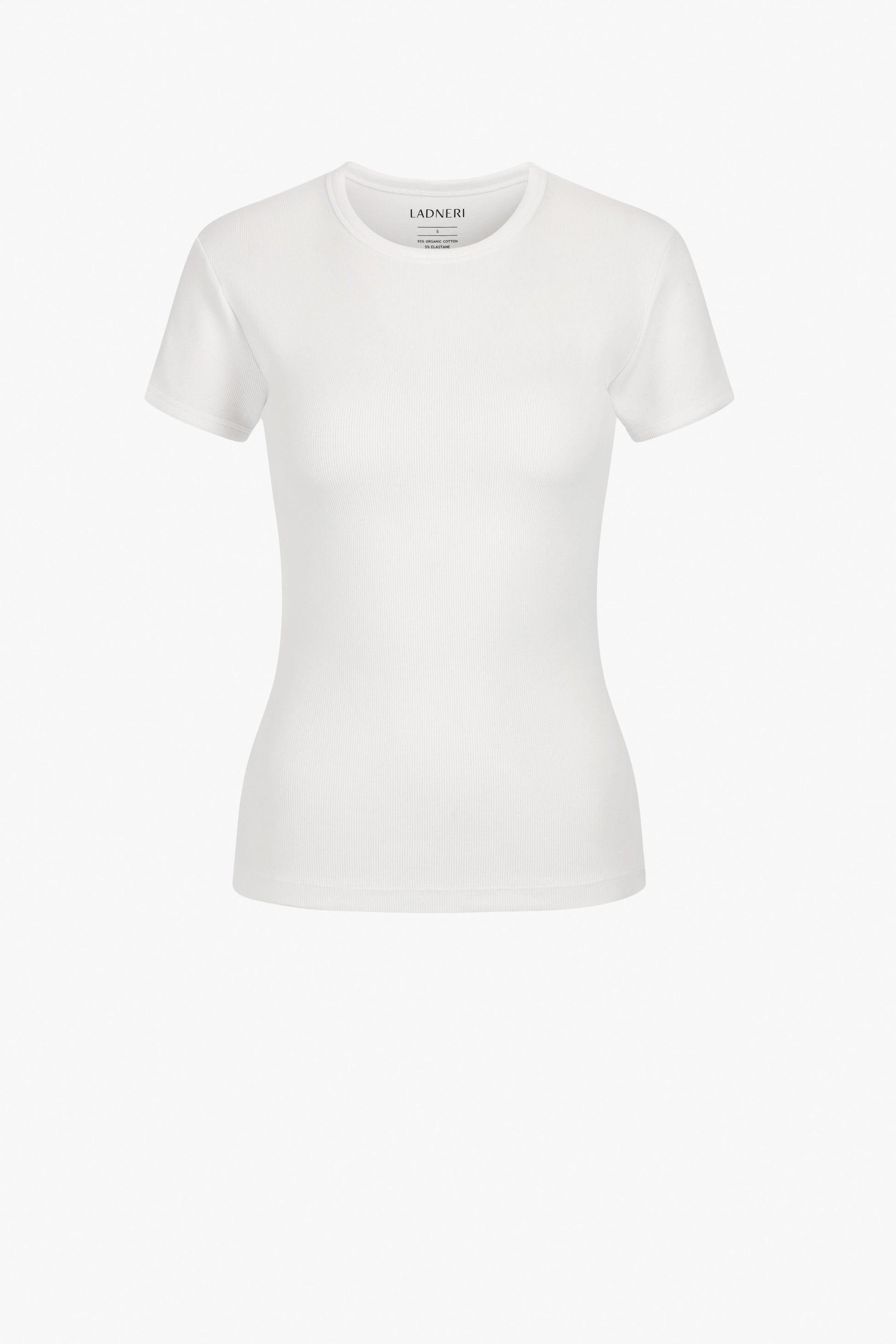 Gisele T-Shirt in White by Ladneri - Anita Hass
