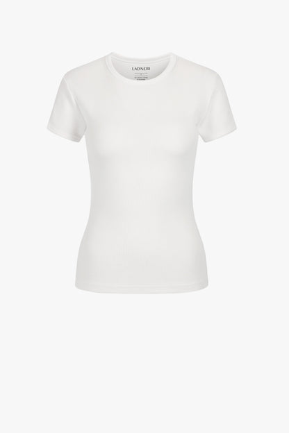Gisele T-Shirt in White by Ladneri - Anita Hass