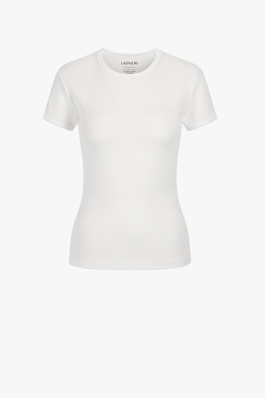 Gisele T-Shirt in White by Ladneri - Anita Hass