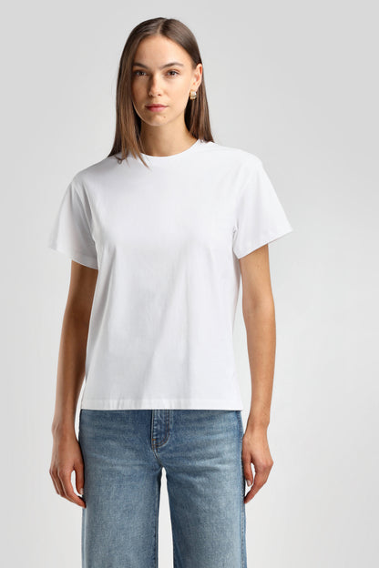 T-Shirt Le Mont in Weiß Ladneri