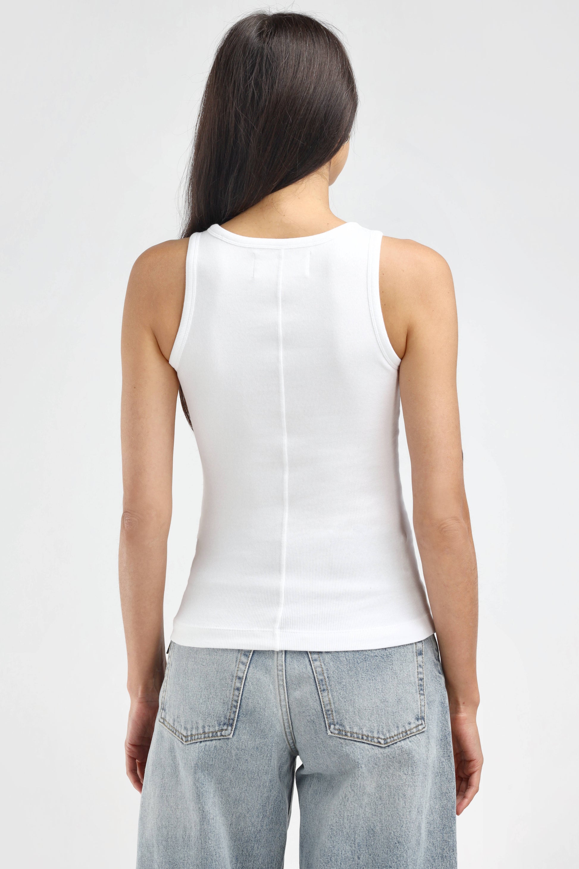 La Coeur Embroidery Tank Top in White – Ladneri 