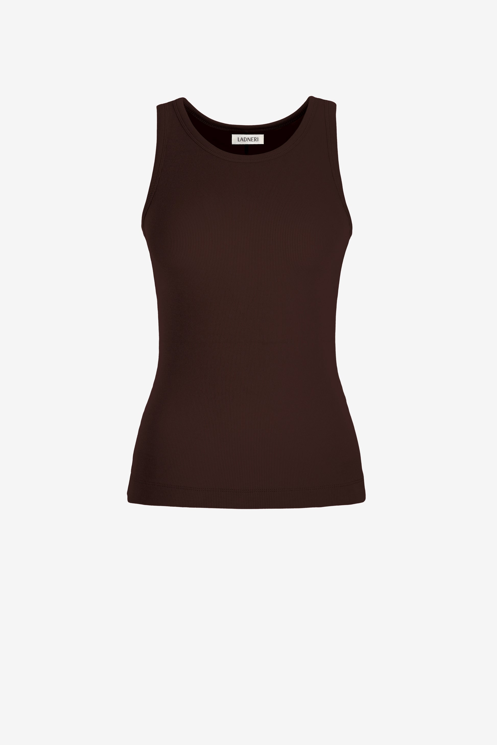 Tank Top La Coeur in Dunkelbraun Ladneri
