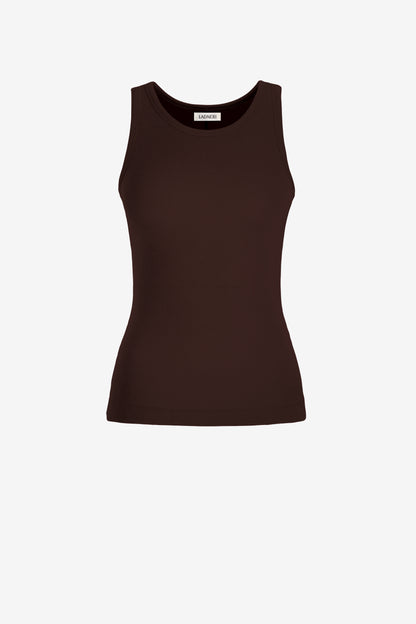 Tank Top La Coeur in Dunkelbraun Ladneri