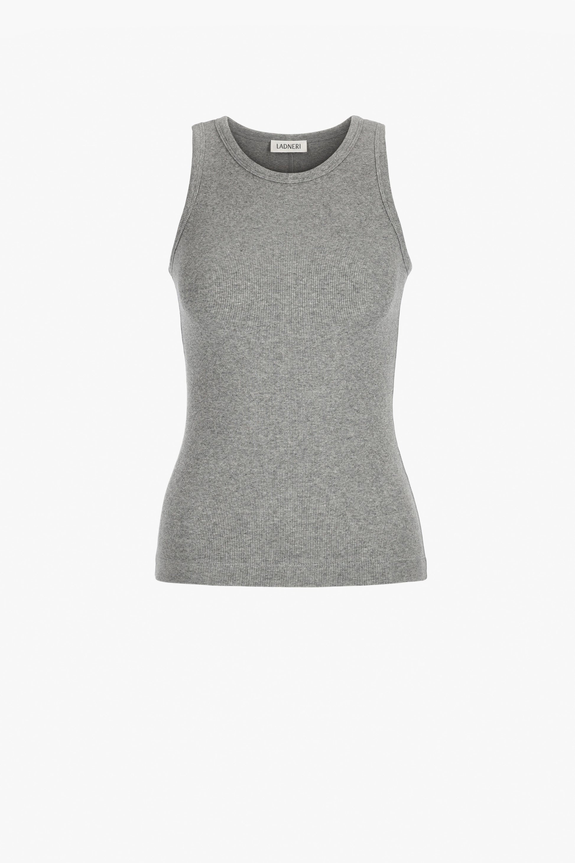 Tank Top La Coeur in Grau Melange Ladneri
