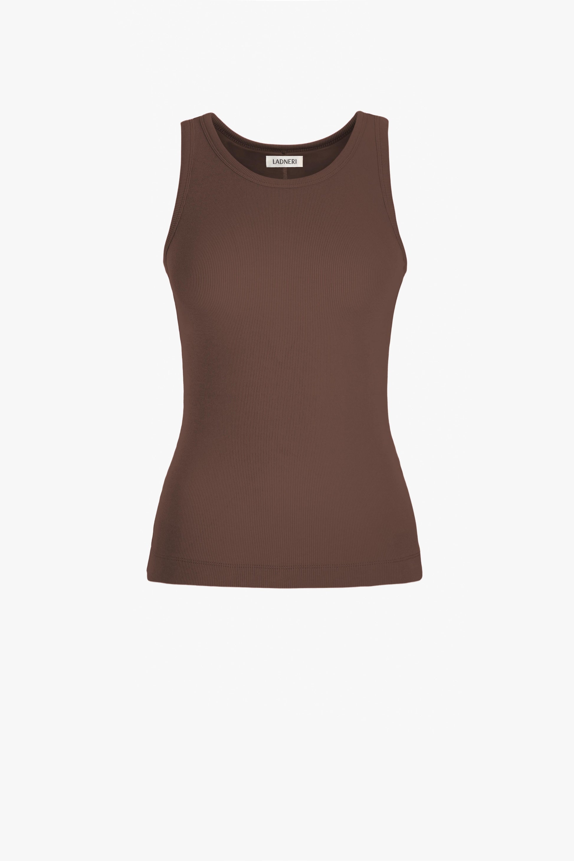 La Coeur Tank Top in Mocha – Ladneri 