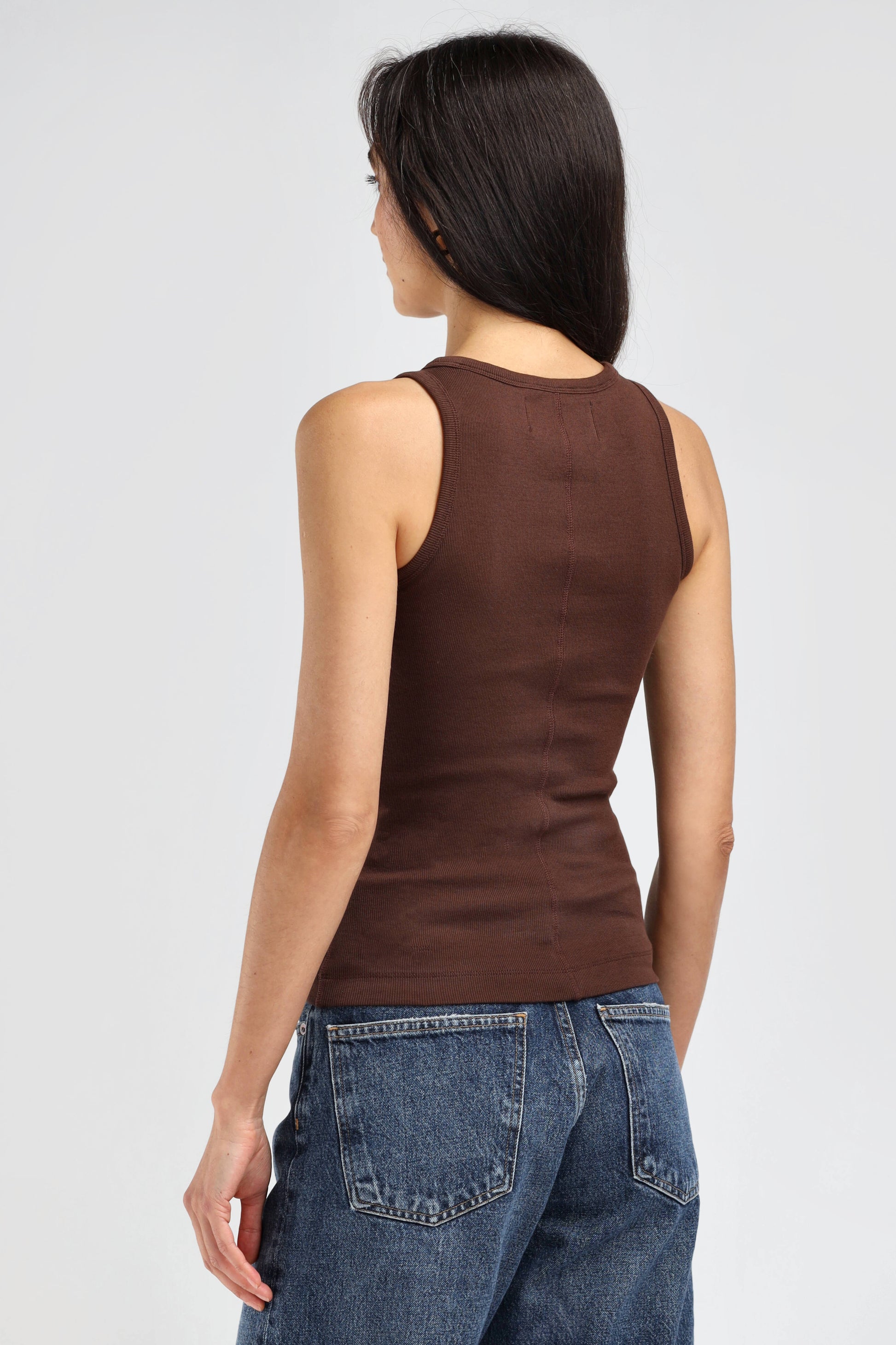 La Coeur Tank Top in Mocha – Ladneri 