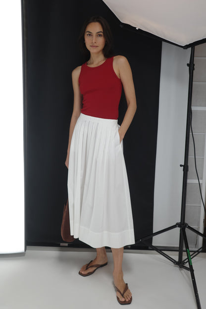 La Coeur Tank Top in Red – Ladneri 