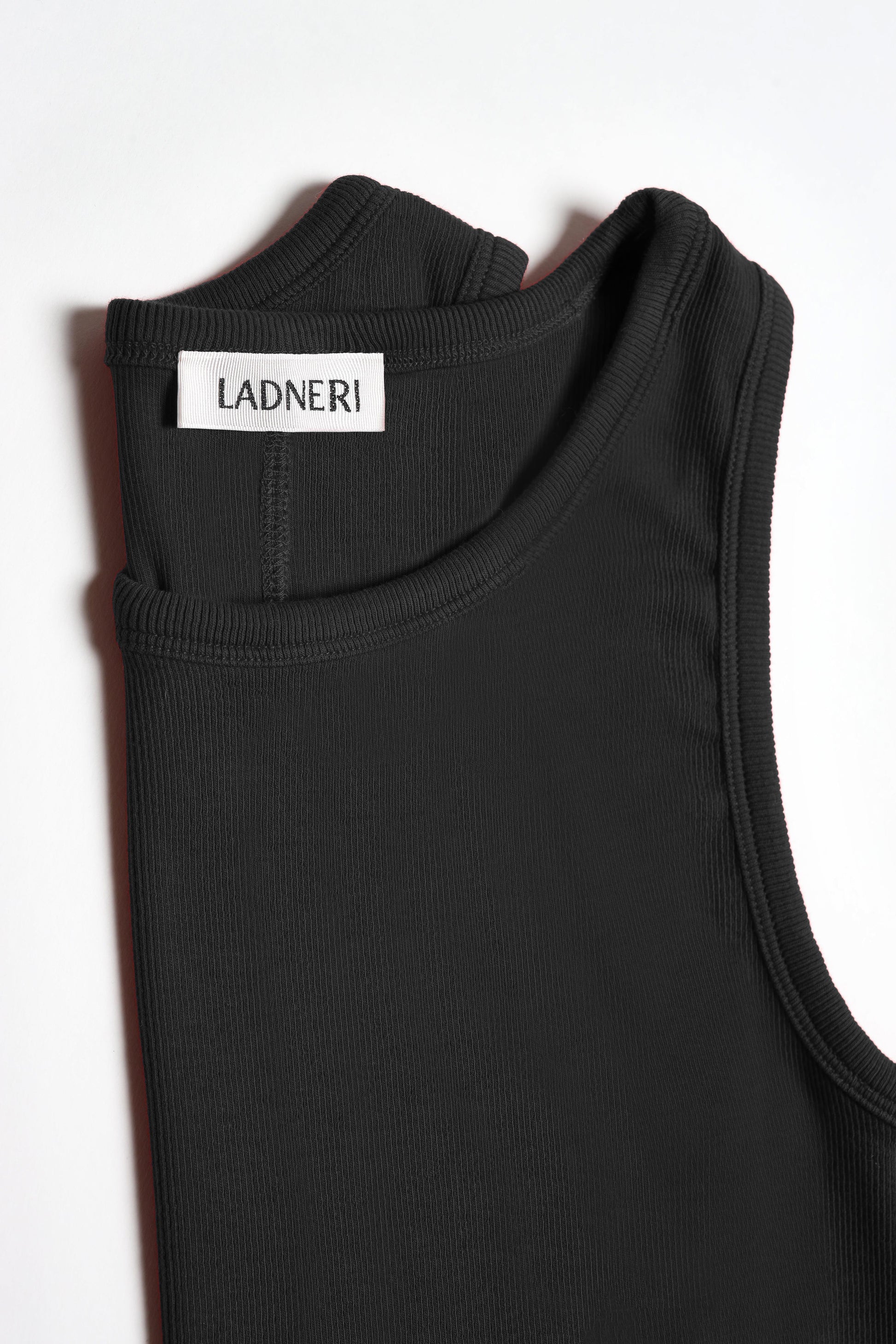 La Coeur Tank Top in Black by Ladneri - Anita Hass