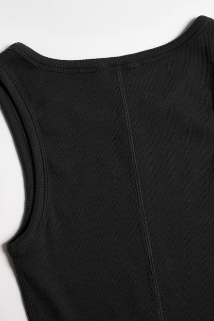 La Coeur Tank Top in Black by Ladneri - Anita Hass