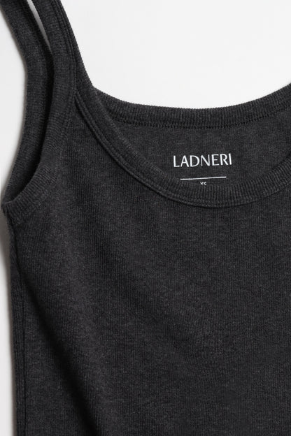 Tank Top Le Mans in Graphite Melange Ladneri