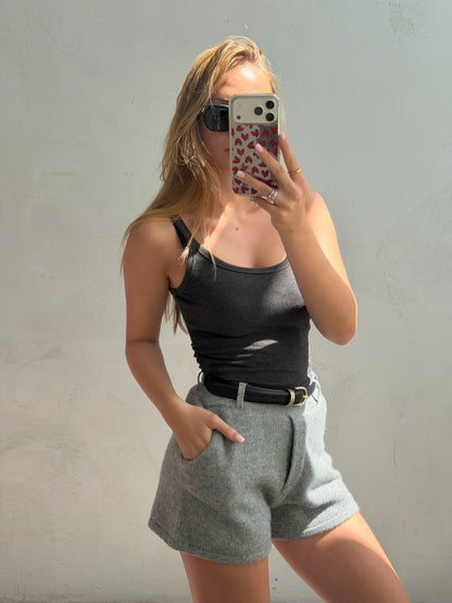 Tank Top Le Mans in Graphite Melange Ladneri